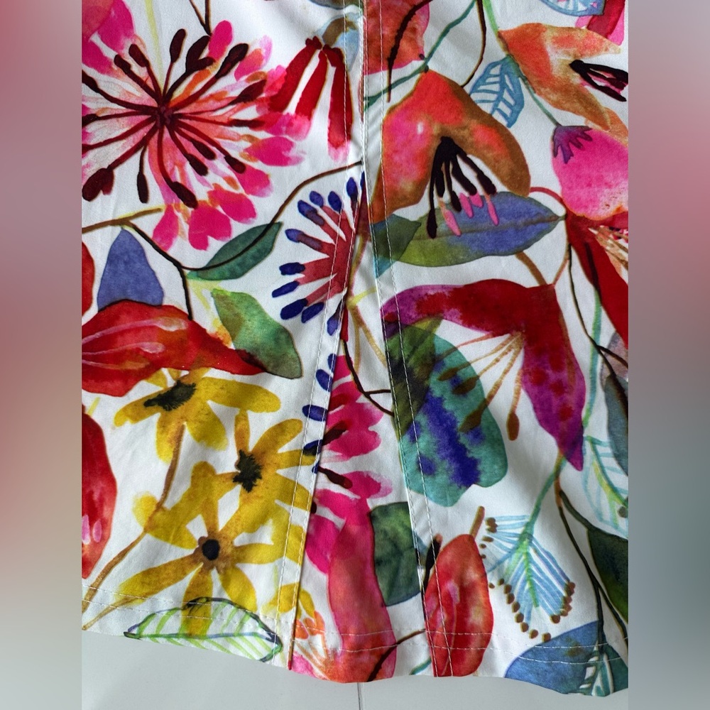 RipSkirt Hawaii Wildflower Watercolor Floral, Length 2, Wrap Skirt, EUC, Sz.L - Picture 9 of 12